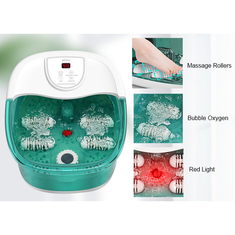 MM-20A-3 جهاز تدليك للقدمين مزود بالحرارة وأربع بكرات تدليك كبيرة