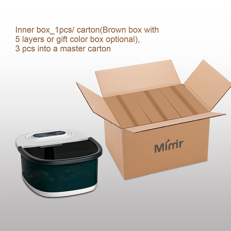 MM-20M-8 مدلك حمام سبا يدوي للقدمين مع الاهتزاز