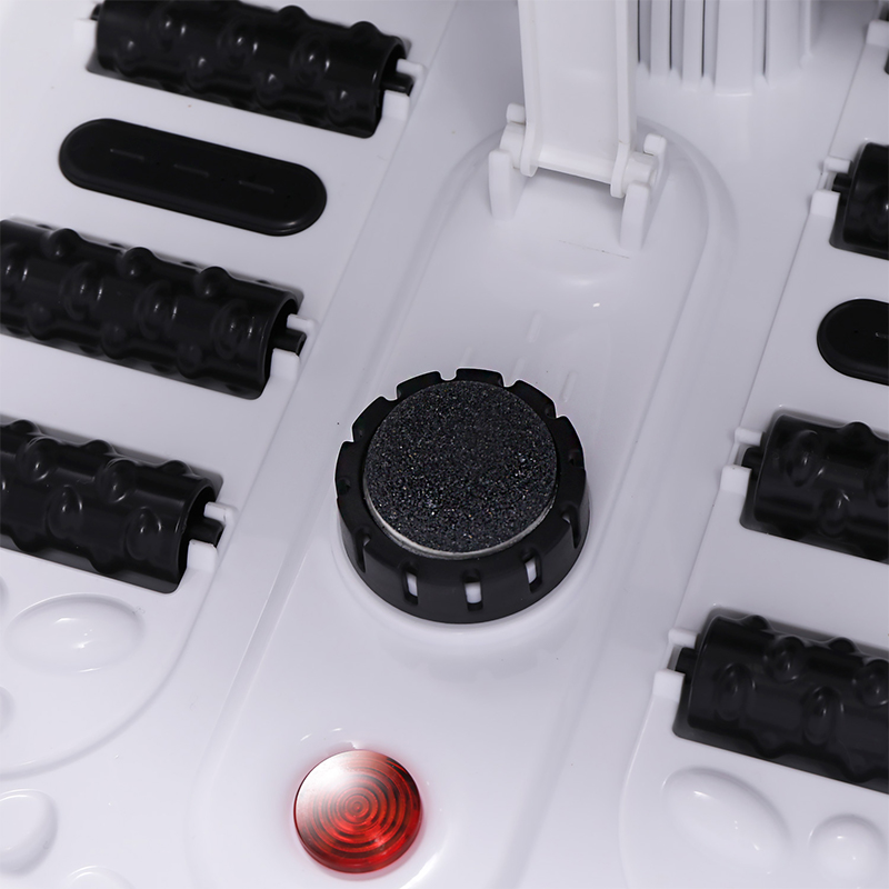 MZD-22B-2 ماكينة سبا للقدم قابلة للطي بقدرة 500 وات مع 8 قطع بكرات تدليك لتدليك استرخاء القدم