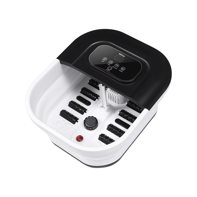 MZD-22B-2 ماكينة سبا للقدم قابلة للطي بقدرة 500 وات مع 8 قطع بكرات تدليك لتدليك استرخاء القدم