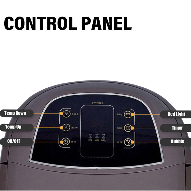 JD-618 آلة تدليك حمام القدم الأوتوماتيكية مع بكرات تدليك دوارة